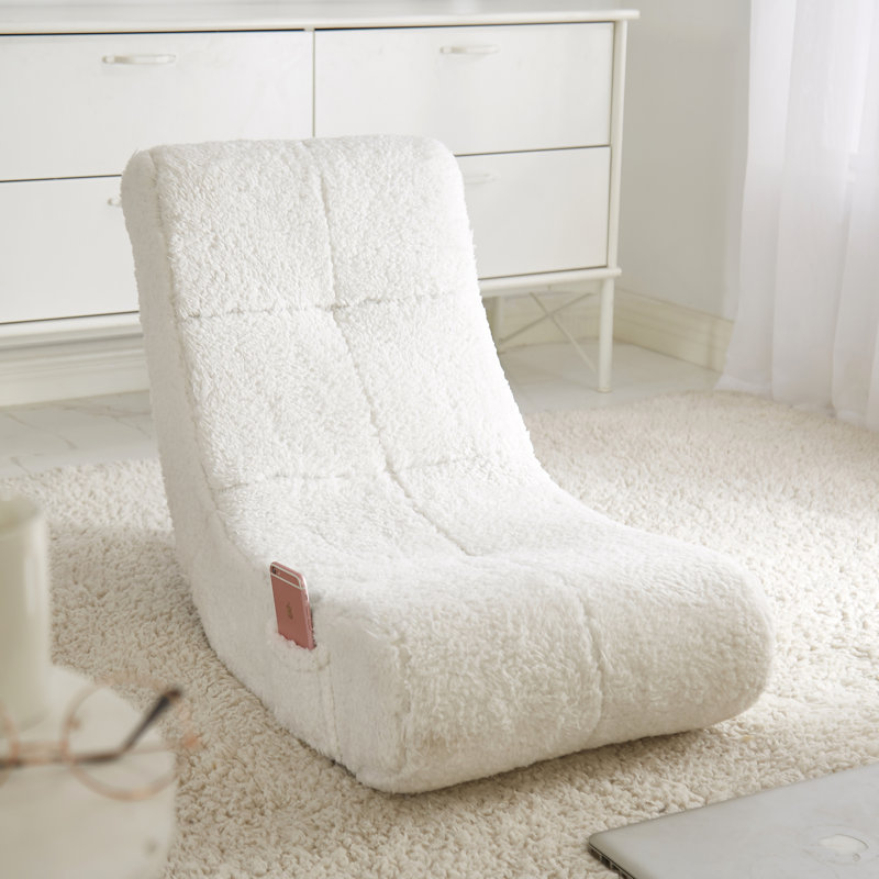 Ebern Designs Sherpa Floor Game Chair & Reviews Wayfair